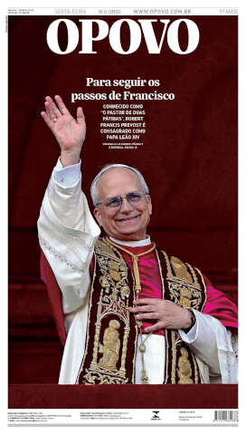 Capa do jornal de hoje