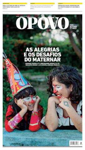 Capa do jornal de hoje