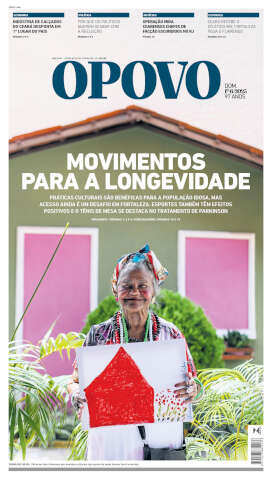 Capa do jornal de hoje