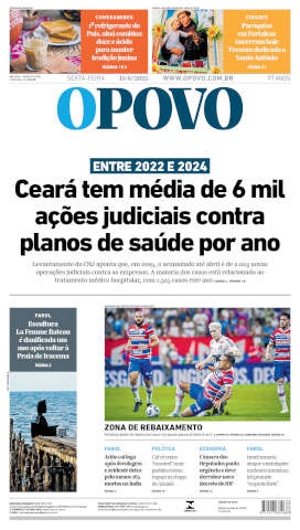 Capa do jornal de hoje