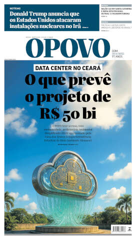 Capa do jornal de hoje