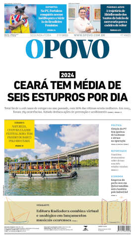 Capa do jornal de hoje