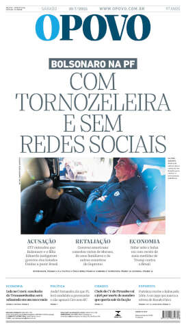 Capa do jornal de hoje