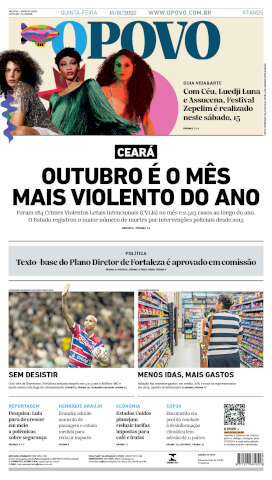 Capa do jornal de hoje