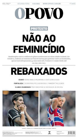 Capa do jornal de hoje