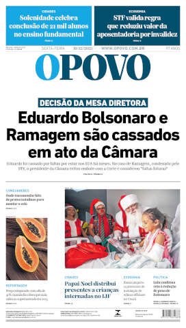 Capa do jornal de hoje