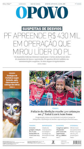 Capa do jornal de hoje