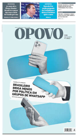 Capa do jornal de hoje