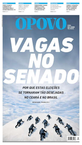 Capa do jornal de hoje