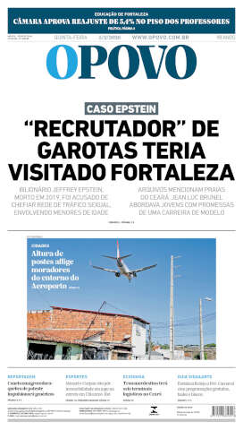 Capa do jornal de hoje