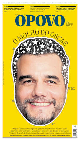 Capa do jornal de hoje